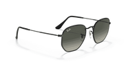 Grey Gradient Lenses, Polished Black Frame