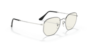 Clear Lenses, Polished Silver Frame