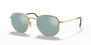 Silver Flash Lenses, Polished Arista Gold Frame