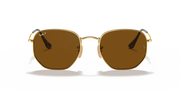 B-15 Brown Lenses, Polished Arista Gold Frame