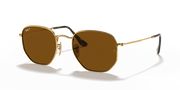 B-15 Brown Lenses, Polished Arista Gold Frame