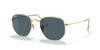 [Blue Lenses, Polished Arista Gold Frame]