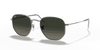 [Grey Gradient Lenses, Polished Gunmetal Frame]