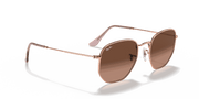 Brown Gradient Lenses, Polished Copper Frame