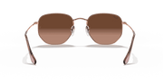 Brown Gradient Lenses, Polished Copper Frame