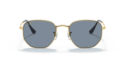 Polarized Blue/Silver Lenses, Polished Arista Gold Frame