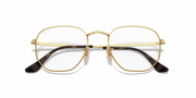 Clear Lenses, Polished Arista Gold Frame