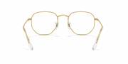 Clear Lenses, Polished Gold Frame