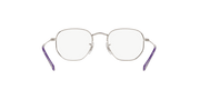 Clear Lenses, Polished Violet On Silver Frame