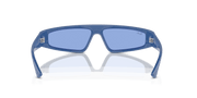 Blue Lenses, Polished Electric Blue Frame