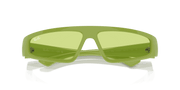 Green Lenses, Polished Apple Green Frame