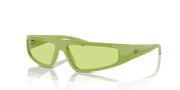 Green Lenses, Polished Apple Green Frame