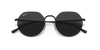 [Black Lenses, Polished Black Frame]