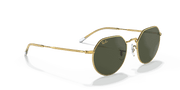 Green Lenses, Polished Gold Frame