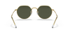 [Green Lenses, Polished Gold Frame]