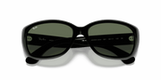 Dark Green Lenses, Polished Black Frame