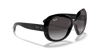 [Grey Gradient Lenses, Polished Black Frame]