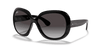 [Grey Gradient Lenses, Polished Black Frame]