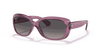 [Grey Gradient Polar Lenses, Polished Transparent Violet Frame]