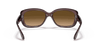 [Brown Gradient Polar Lenses, Polished Transparent Dark Brown Frame]