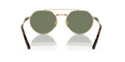 Green Lenses, Polished Arista Gold Frame