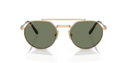 Green Lenses, Polished Arista Gold Frame