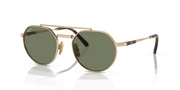 Green Lenses, Polished Arista Gold Frame