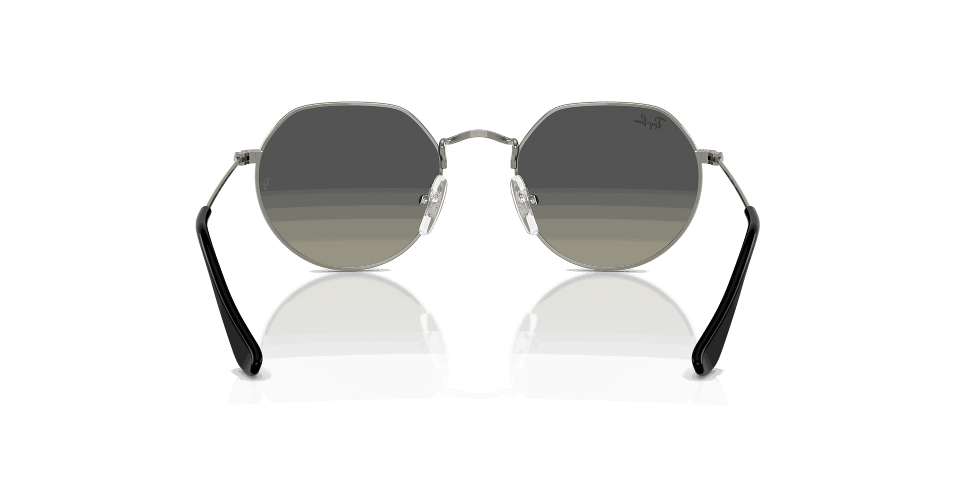 [Grey Gradient Lenses, Polished Gunmetal Frame]