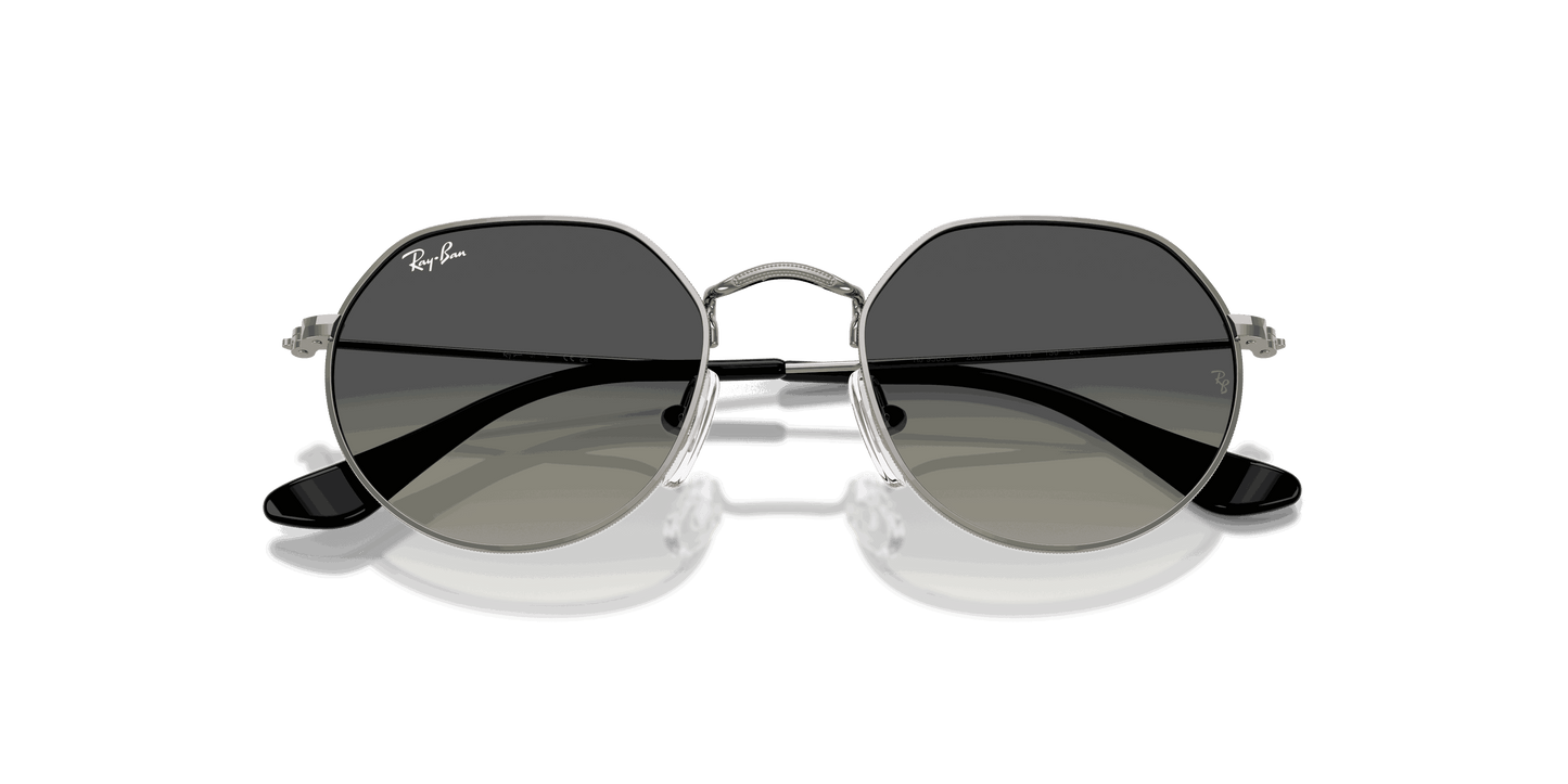[Grey Gradient Lenses, Polished Gunmetal Frame]