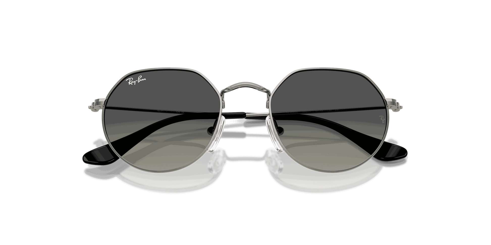 [Grey Gradient Lenses, Polished Gunmetal Frame]