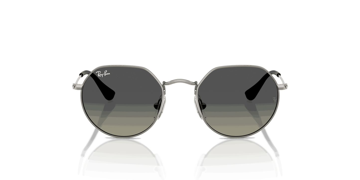 [Grey Gradient Lenses, Polished Gunmetal Frame]