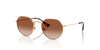 [Gradient Brown Lenses, Polished Arista Gold Frame]