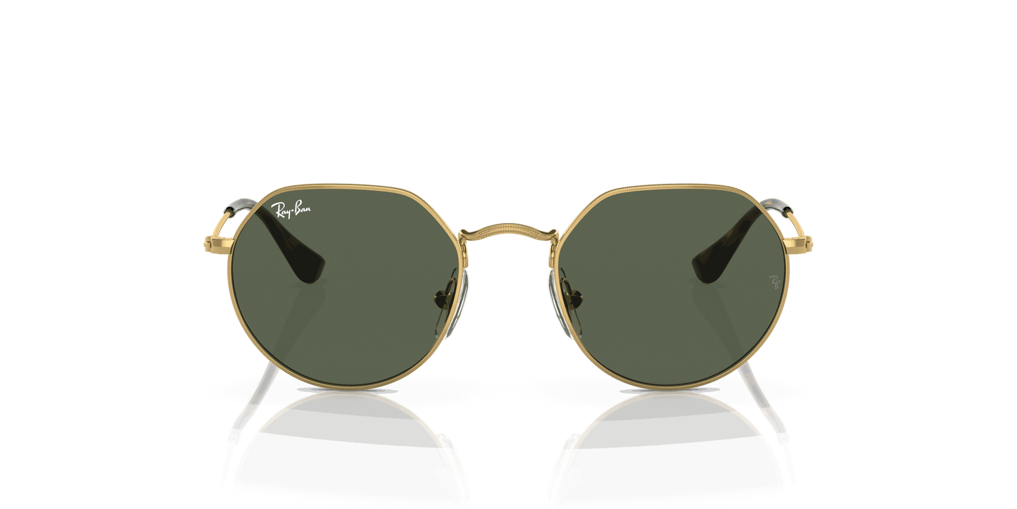[Green Lenses, Polished Arista Gold Frame]