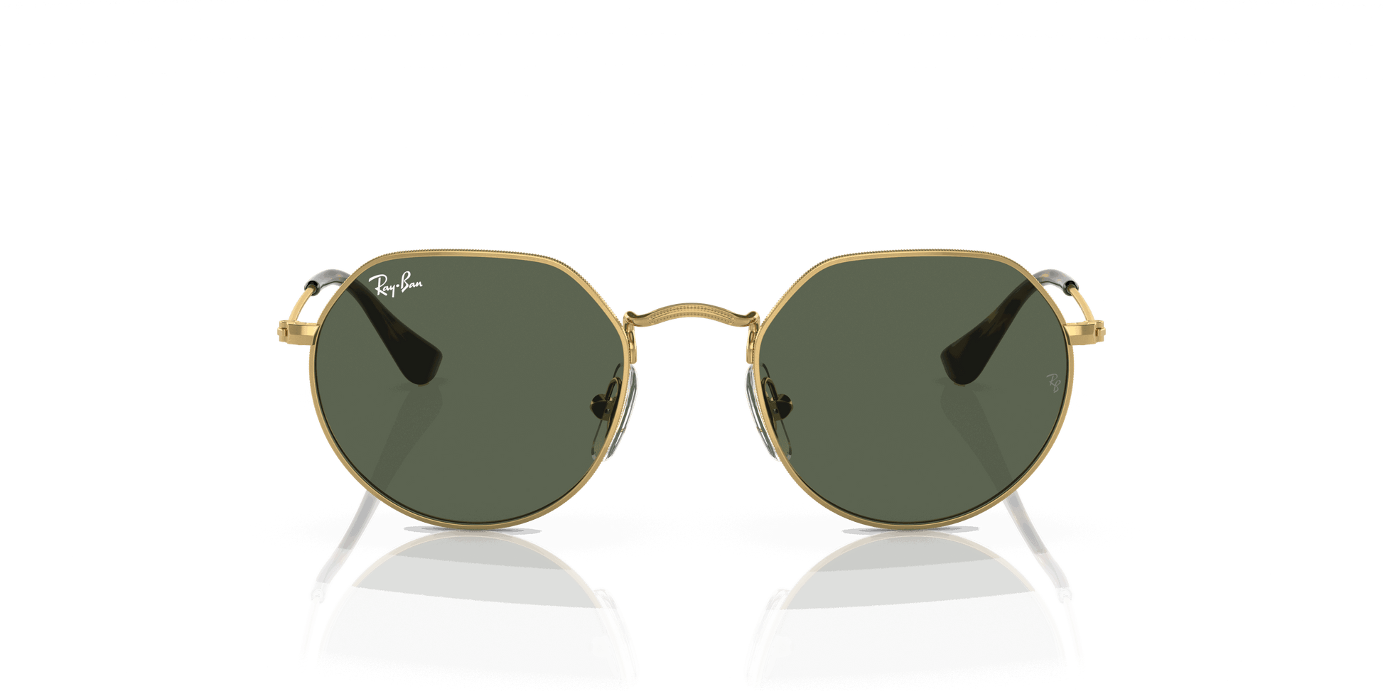 [Green Lenses, Polished Arista Gold Frame]