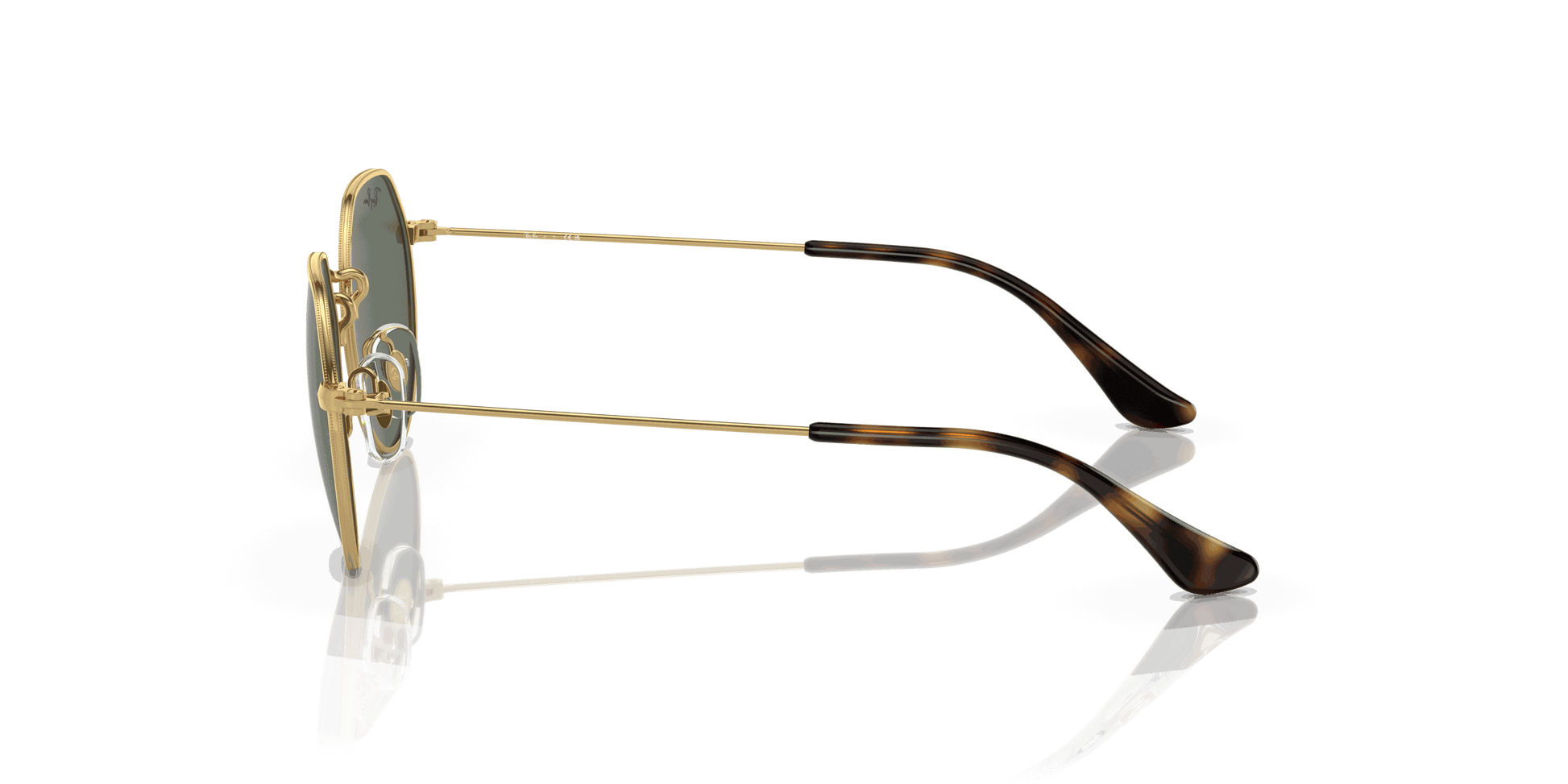 [Green Lenses, Polished Arista Gold Frame]