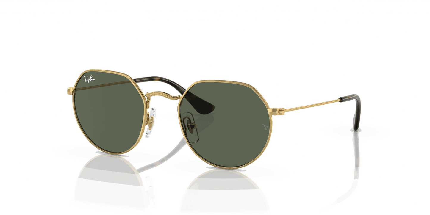 [Green Lenses, Polished Arista Gold Frame]