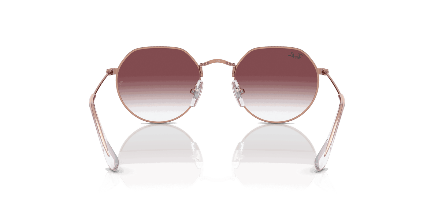[Gradient Dark Violet Lenses, Polished Rose Gold Frame]