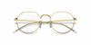 [Clear Lenses, Polished Gold Frame]