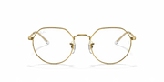 Clear Lenses, Polished Gold Frame