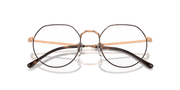 Clear Lenses, Polished Havana On Rose Gold Frame