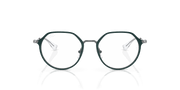 Clear Lenses, Matte Green Frame