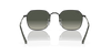 [Grey Lenses, Polished Black Frame]