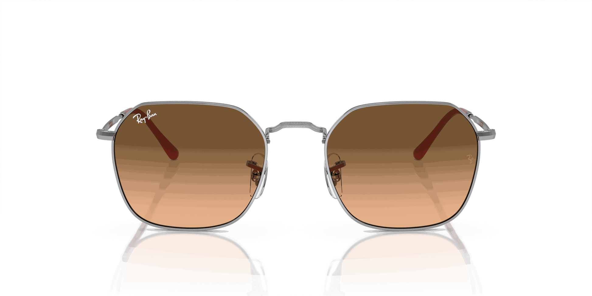 [Pink/Black Lenses, Polished Silver Frame]