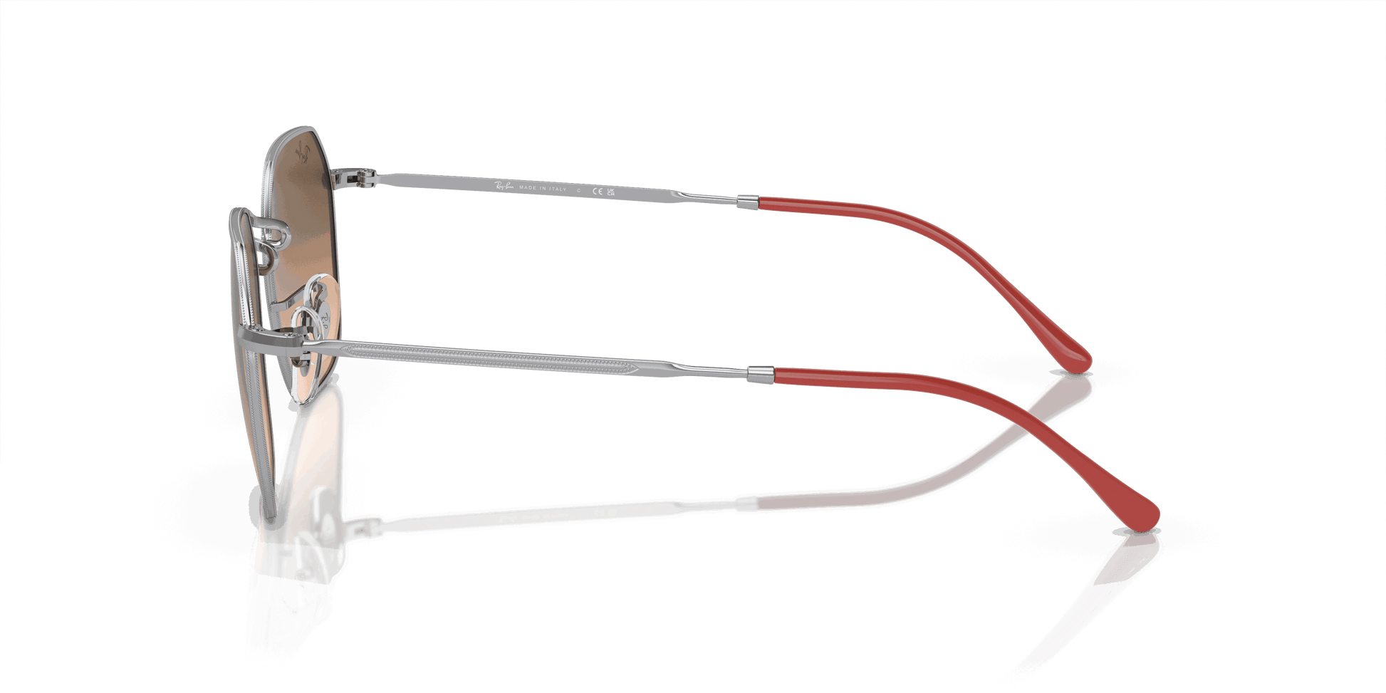 [Pink/Black Lenses, Polished Silver Frame]