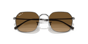 Brown Lenses, Polished Gunmetal Frame