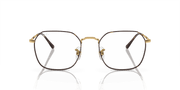 Clear Lenses, Polished Havana On Gold Frame