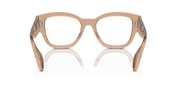 Clear Lenses, Polished Transparent Light Brown Frame