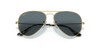 [Dark Blue Lenses, Polished Gold Frame]