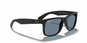 Blue Lenses, Matte Rubber Black Frame