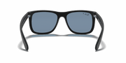 Blue Lenses, Matte Rubber Black Frame